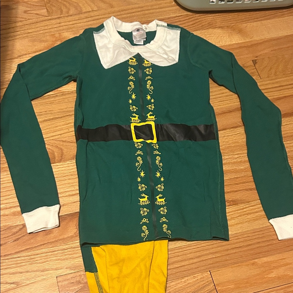 ELF Green and Yellow Holiday Hanna Pajamas
